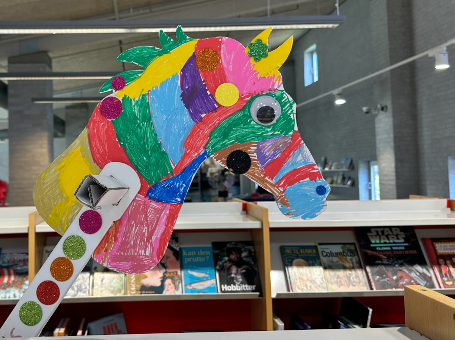 Kæphestedag på biblioteket
