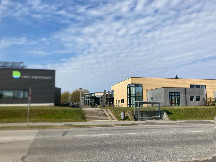 Billede af Sæby Bibliotek udefra